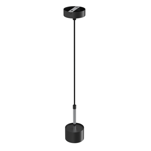 Lampa wisząca ARENA BLACK/SILVER 1xGX53