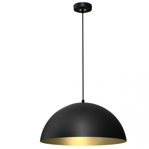 Lampa wisząca BETA BLACK/GOLD 1xE27 45cm