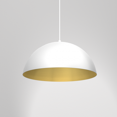 Lampa wisząca BETA WHITE/GOLD 1xE27 45cm