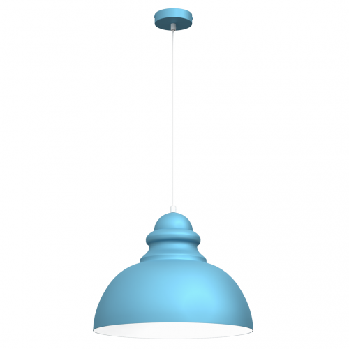 Lampa wisząca CORIN BLUE 1xE27