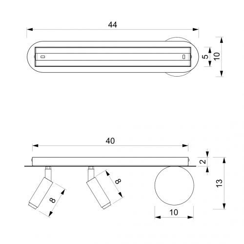 Lampa sufitowa SIRIO 3xG9