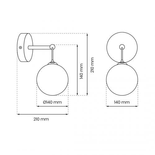 Kinkiet REFLEX 1xE14