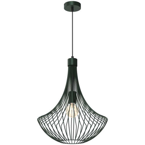 Lampa wisząca CESTA GREEN 1xE27