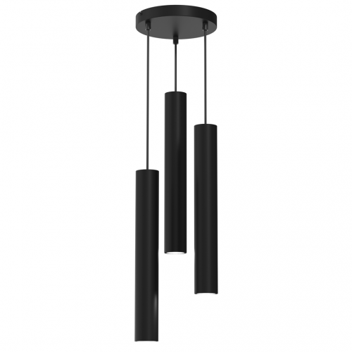 Lampa wisząca HUDSON BLACK 3xGU10