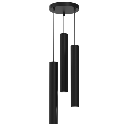 Lampa wisząca HUDSON BLACK 3xGU10