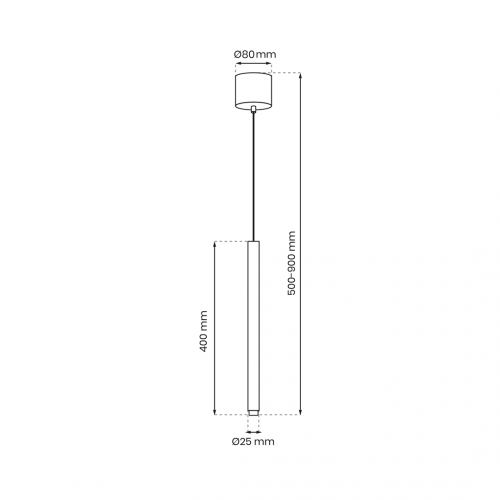 Lampa wisząca MONZA BRASS 1xG9 max 8W LED