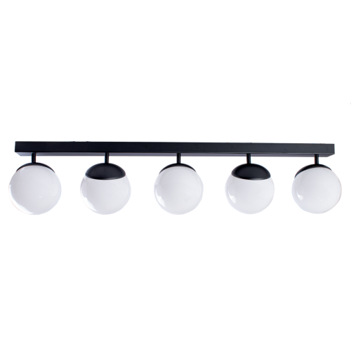 Lampa sufitowa SFERA BLACK 5xE14