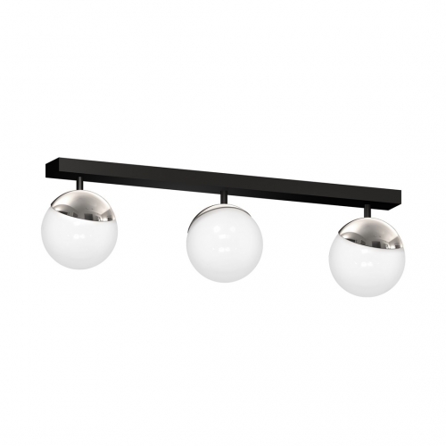 Lampa sufitowa SFERA BLACK/CHROME 3xE14