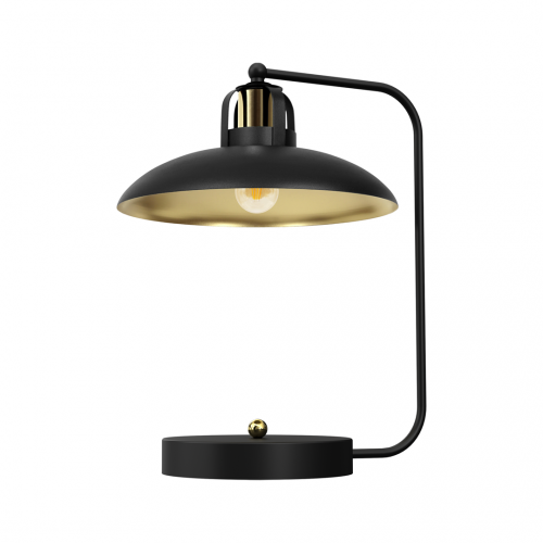 Lampka biurkowa FELIX BLACK/GOLD 1xE27