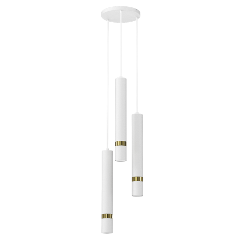 Lampa wisząca JOKER WHITE/GOLD 3xGU10