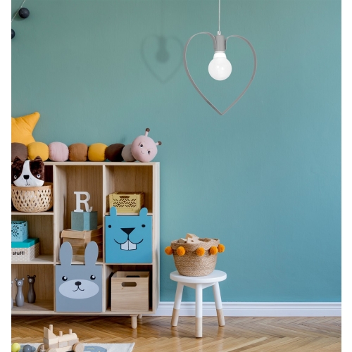 Lampa wisząca AMORE GREY 1xE27