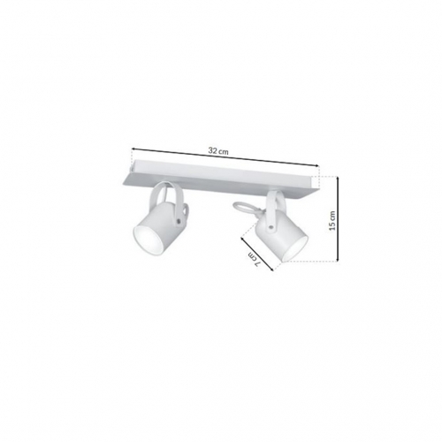 Lampa sufitowa PICO WHITE 2xGU10