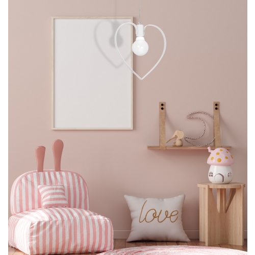 Lampa wisząca AMORE WHITE 1xE27