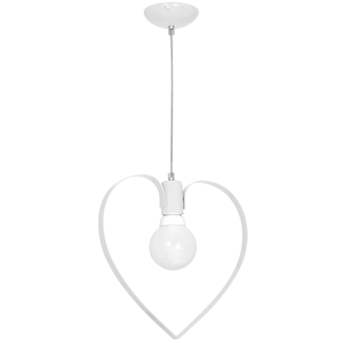 Lampa wisząca AMORE WHITE 1xE27