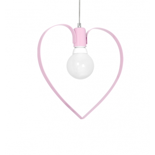 Lampa wisząca AMORE PINK 1xE27