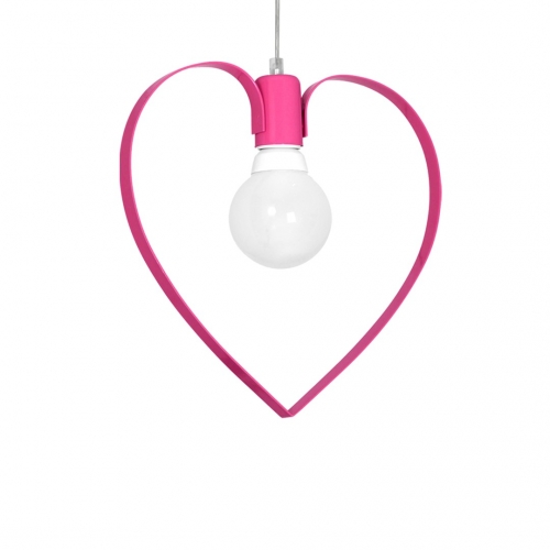 Lampa wisząca AMORE DARK PINK 1xE27