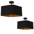 Lampa podsufitowa NAPOLI BLACK/GOLD 1xE27