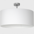 Lampa podsufitowa CASINO WHITE/CHROME 1xE27