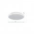 Plafon TERMA WHITE 18W LED IP44 Ø280 mm