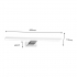 Kinkiet SHINE WHITE/CHROME 60cm 13,8W LED