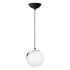 Lampa wisząca SFERA BLACK/CHROME 1xE14