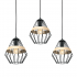 Lampa wisząca CLIFF BLACK 3xE27