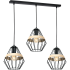 Lampa wisząca CLIFF BLACK 3xE27