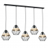 Lampa wisząca CLIFF BLACK 5xE27