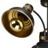 Lampa sufitowa MARGO BLACK/GOLD 3xE27