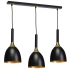 Lampa wisząca CLARK BLACK/GOLD 3xE27