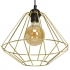 Lampa wisząca LUPO BLACK/GOLD 1xE27