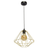 Lampa wisząca LUPO BLACK/GOLD 1xE27