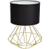 Lampa stojąca LUPO BLACK/GOLD 1xE27