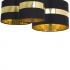 Lampa sufitowa PALMIRA BLACK / GOLD 3xE27