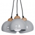 Lampa wisząca DAMA GRAY 3xE27