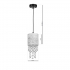 Lampa wisząca ALMERIA SILVER/BLACK 1xE27