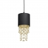 Lampa wisząca ALMERIA BLACK/GOLD 1xE27