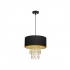 Lampa wisząca ALMERIA BLACK/GOLD 1xE27