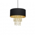 Lampa wisząca ALMERIA BLACK/GOLD 1xE27