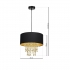 Lampa wisząca ALMERIA BLACK/GOLD 1xE27