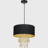 Lampa wisząca ALMERIA BLACK/GOLD 1xE27