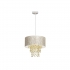 Lampa wisząca ALMERIA WHITE/GOLD 1xE27