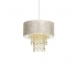 Lampa wisząca ALMERIA WHITE/GOLD 1xE27