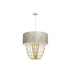 Lampa wisząca ALMERIA WHITE/GOLD 1xE27