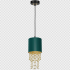 Lampa wisząca ALMERIA GREEN/GOLD 1xE27