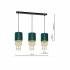 Lampa wisząca ALMERIA GREEN/GOLD 3xE27