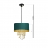 Lampa wisząca ALMERIA GREEN/GOLD 1xE27