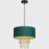 Lampa wisząca ALMERIA GREEN/GOLD 1xE27