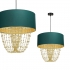 Lampa wisząca ALMERIA GREEN/GOLD 1xE27