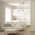 Lampa sufitowa CASTRO WHITE / CHROME 4xG9